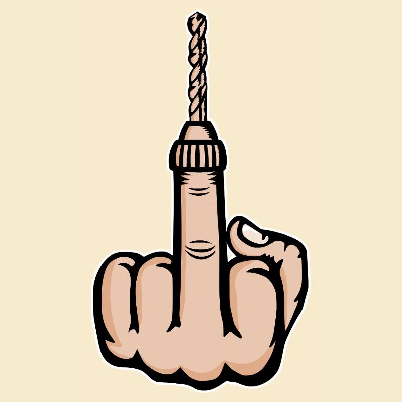 Conception de la perceuse au doigt d’honneur