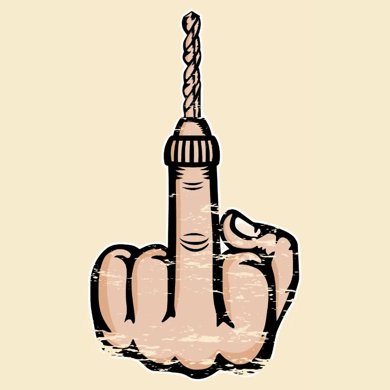 Conception de la perceuse au doigt d’honneur