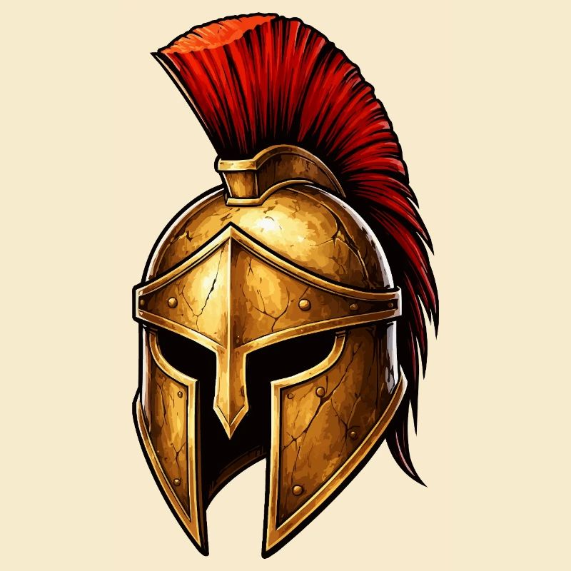 Spartanischer Ritterhelm