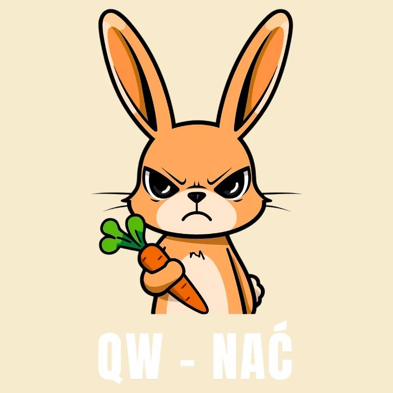 QW NAĆ - Funny Rabbit (pun)