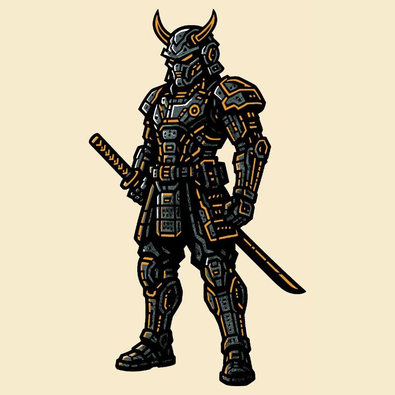 Cyberpunk Samurai