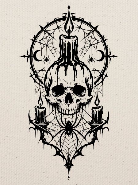 Gothic Totenkopf