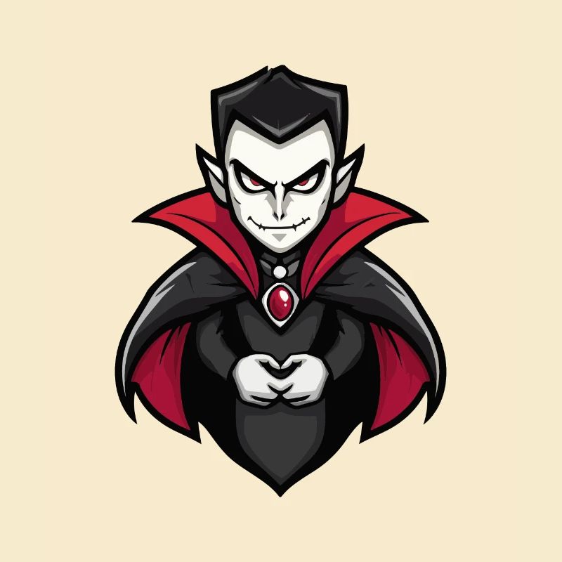 Vampir Halloween Comic