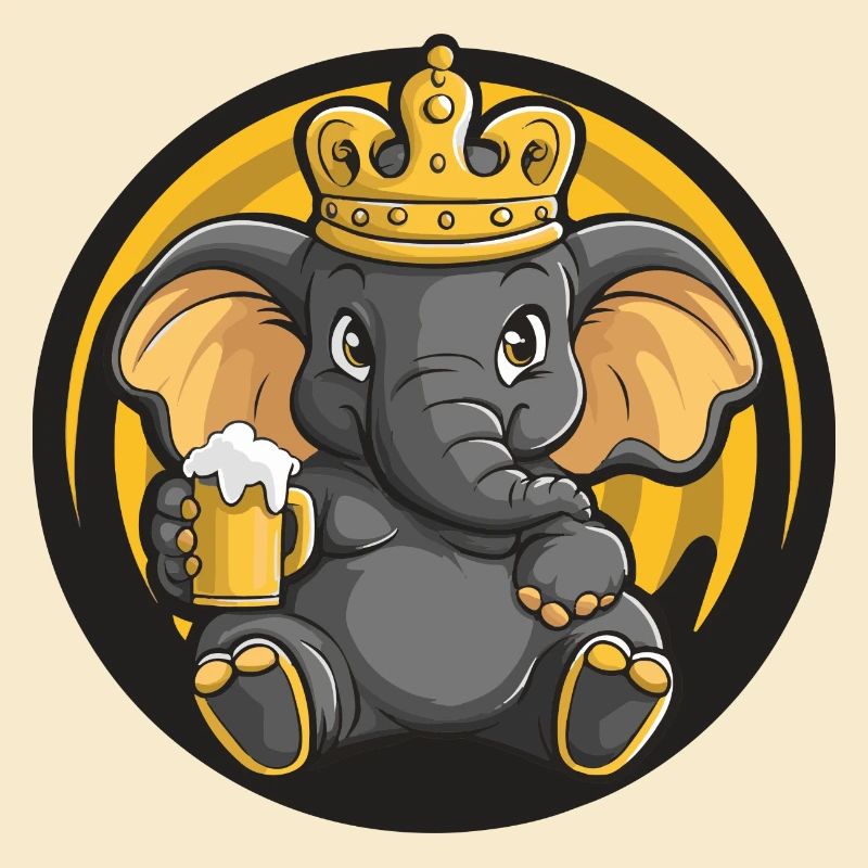 Elefant Bier Comic