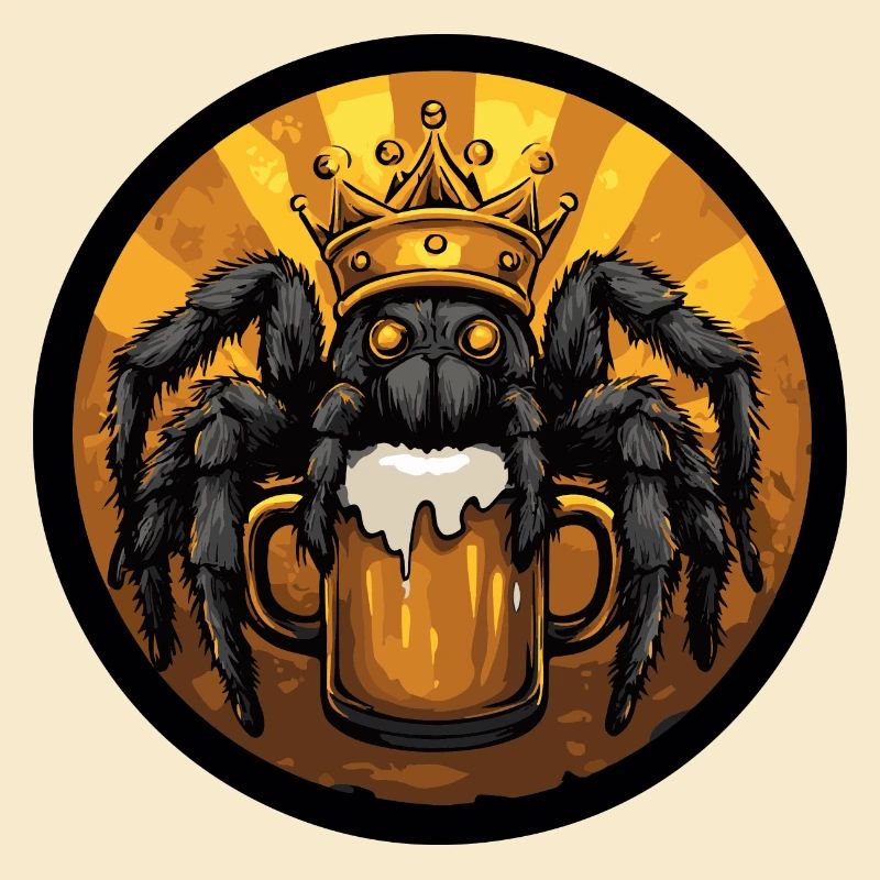 Bande dessinée de bière Tarentule