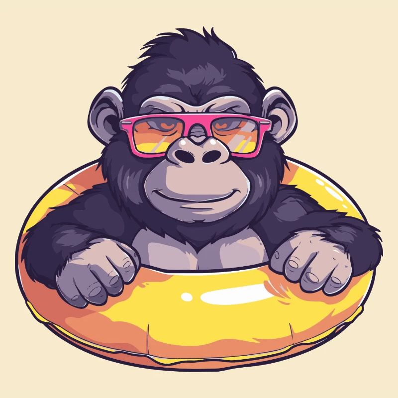 Gorilla Sommer Comic