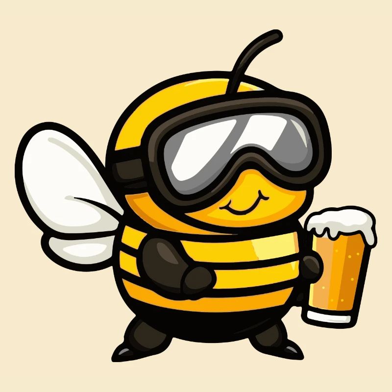 Biene Ski Bier