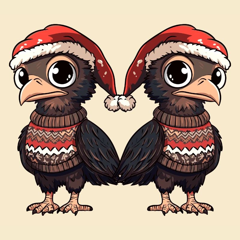 Équipe de Noël Harpie-Oiseau