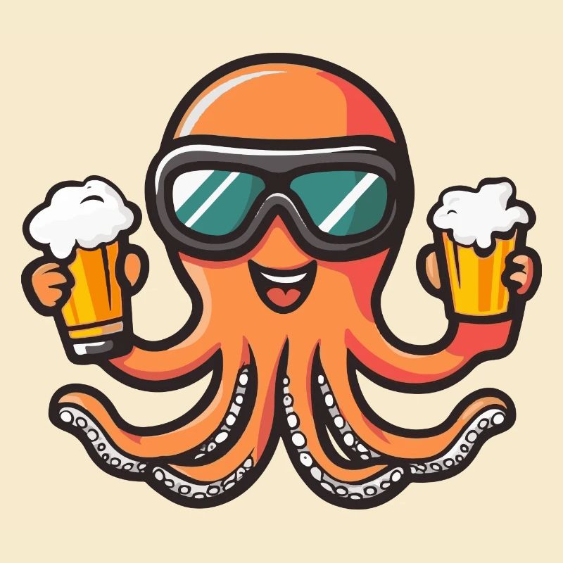 Oktopus Ski Bier