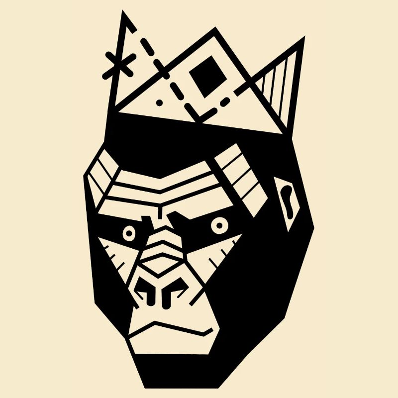 Affe König Gorilla