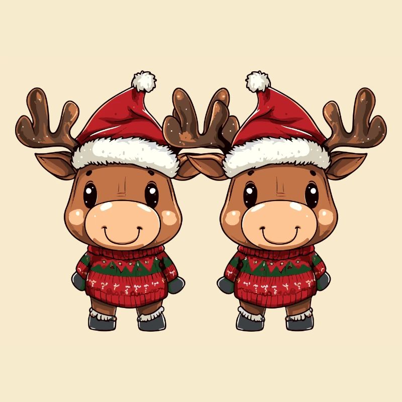 Équipe de Noël de l’orignal