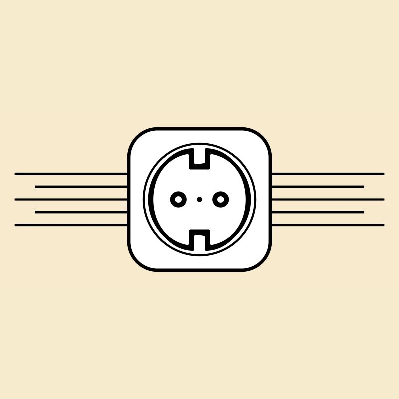 Steckdose Icon Strom