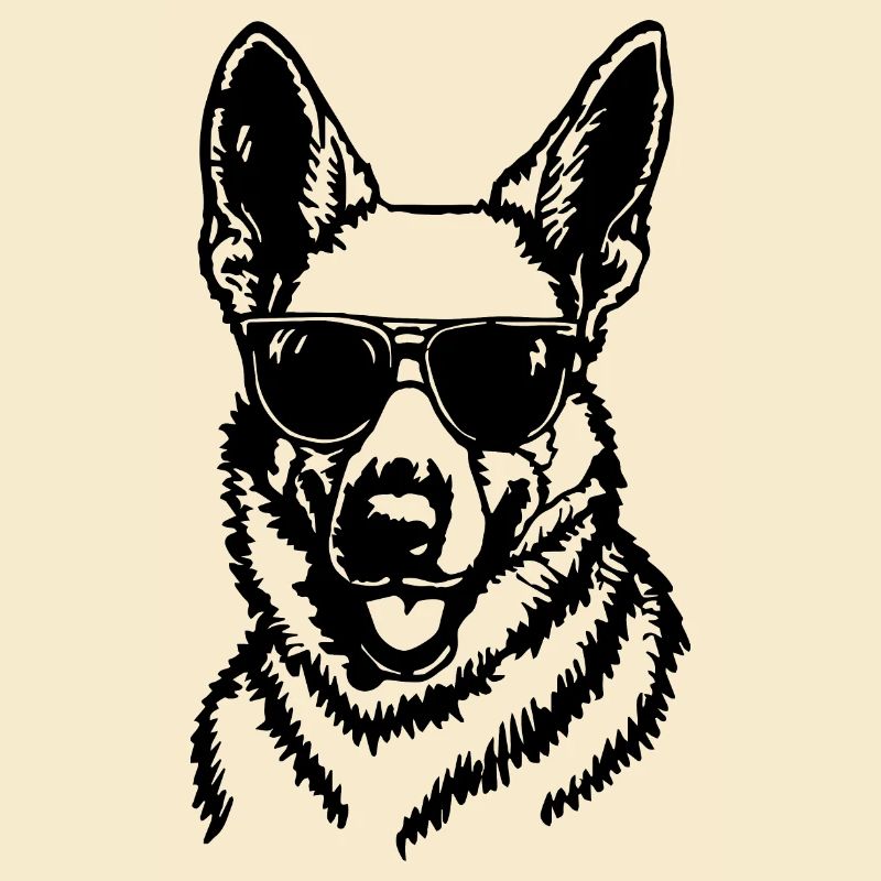 German Shepherd Dog Dog Head