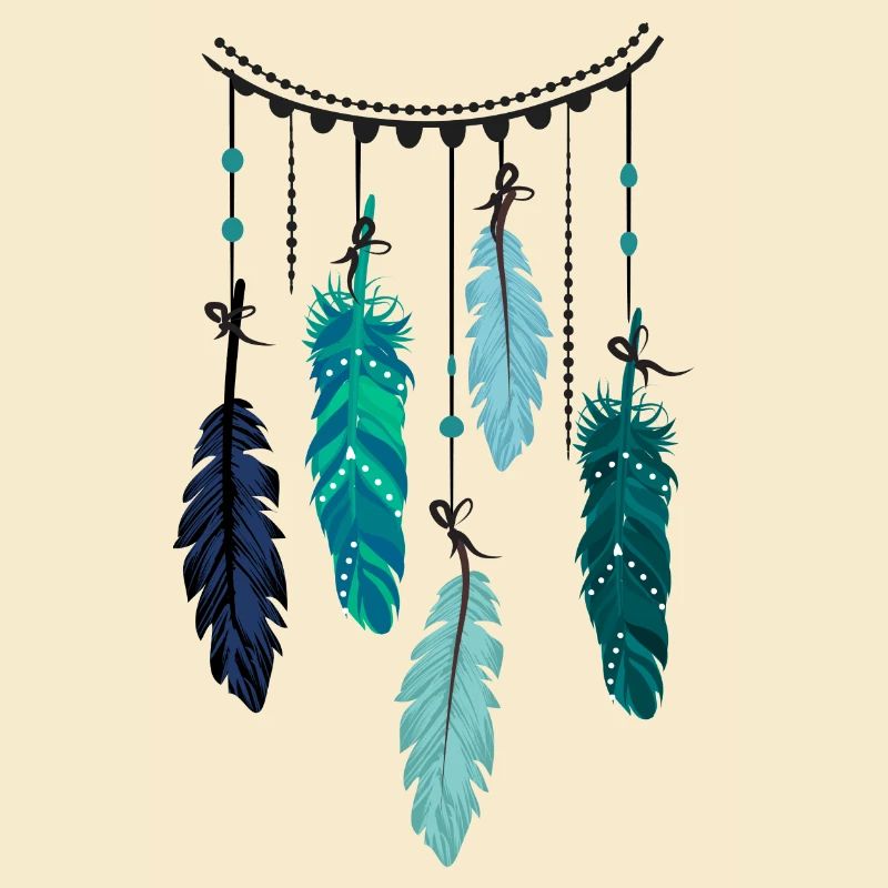 Boho Federn
