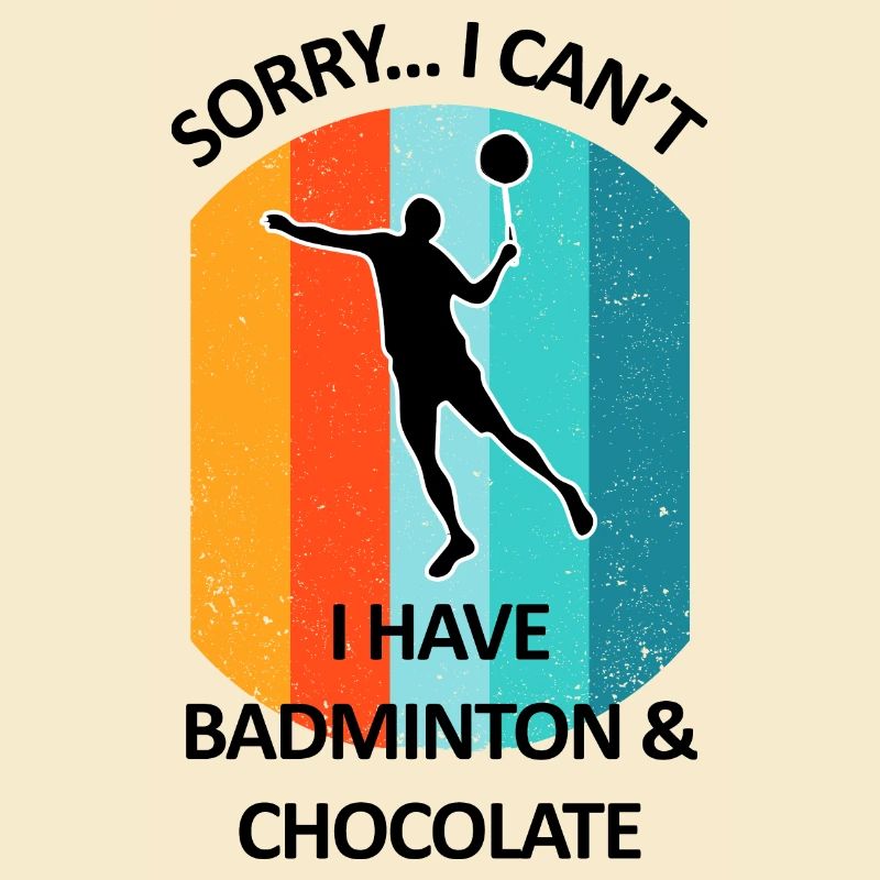 Badminton Badminton Badminton Player Chocolate