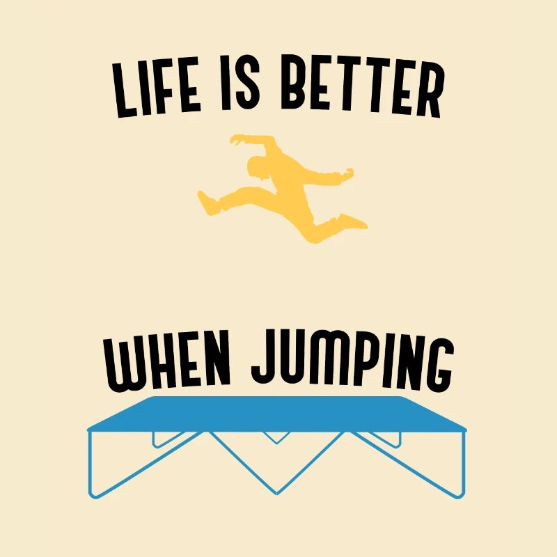 Life With Trampoline Jumping Hobby Trampolinist