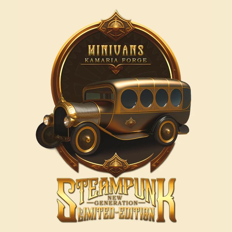 STEAMPUNK OLDTIMER OLDTIMER RETRO VAN