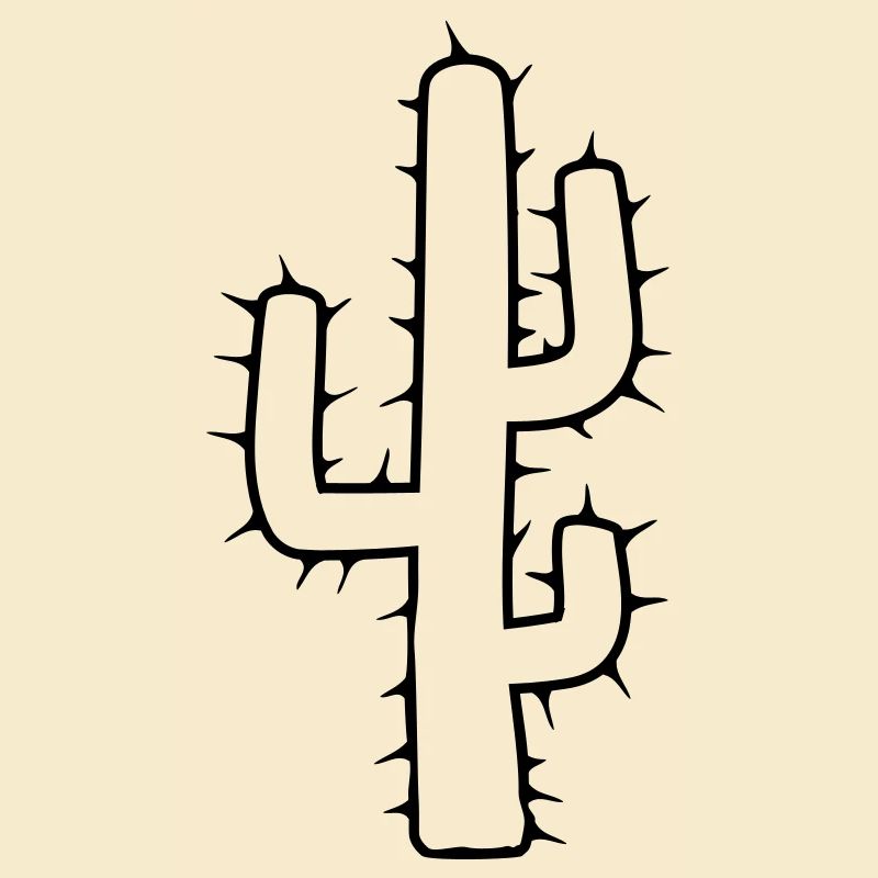 großer kaktus wüste stacheln