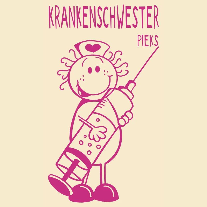 Krankenschwester mit Spritze - Geschenk
