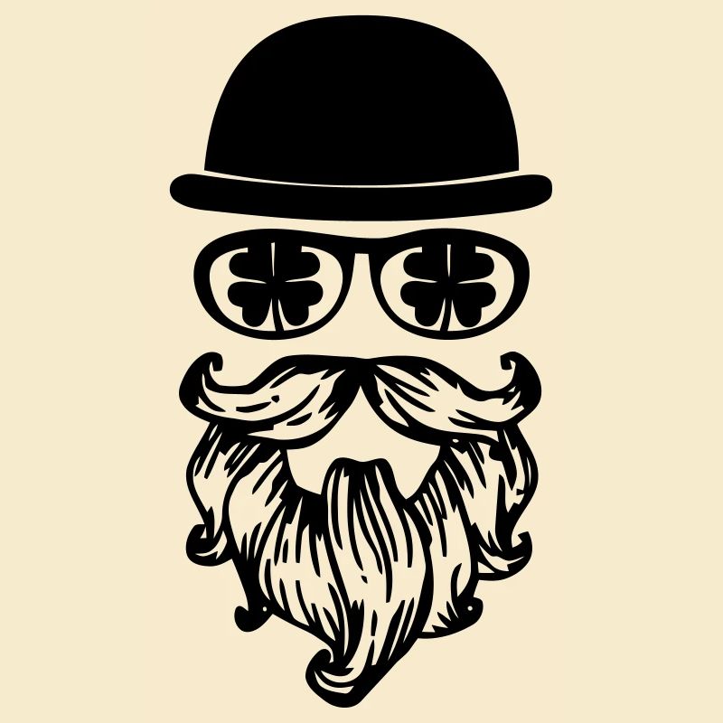 Hipster (anpassbare Farbe)