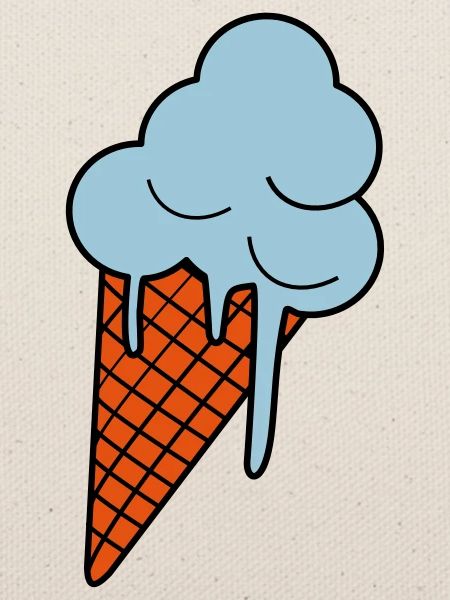 Schmelzendes Eis