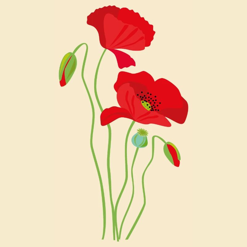 Mohn - Blumendesign