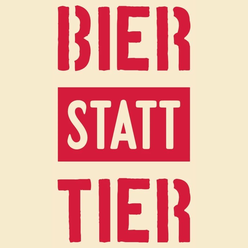 BIER STATT TIER VEGAN