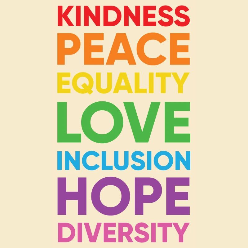Human Peace Equality Kindness Diversity