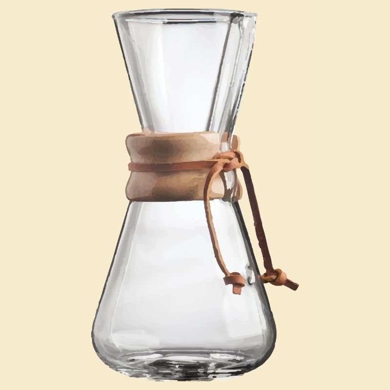 Chemex Design Karaffe Glas Pour Over Kaffeebereite