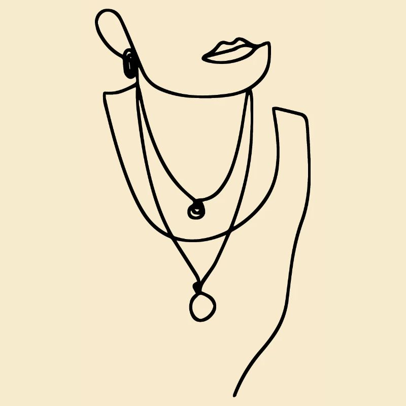 Frauen Line Art