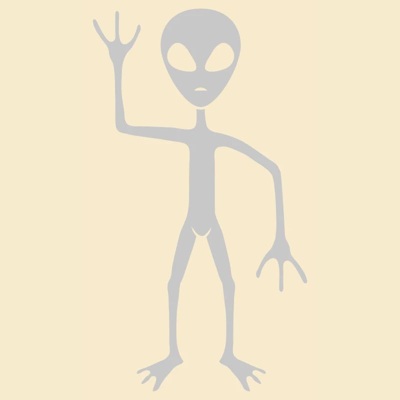Alien Visitor Salutation Alien