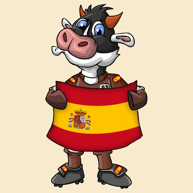 Spanien Kuh Fan