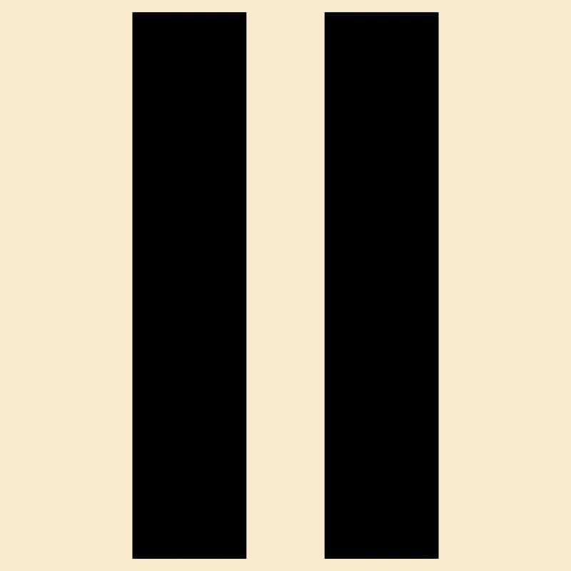 Pause Symbol Retro Télécommande et radio