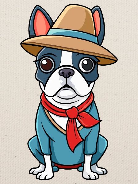 Boston Terrier Fotoshooting