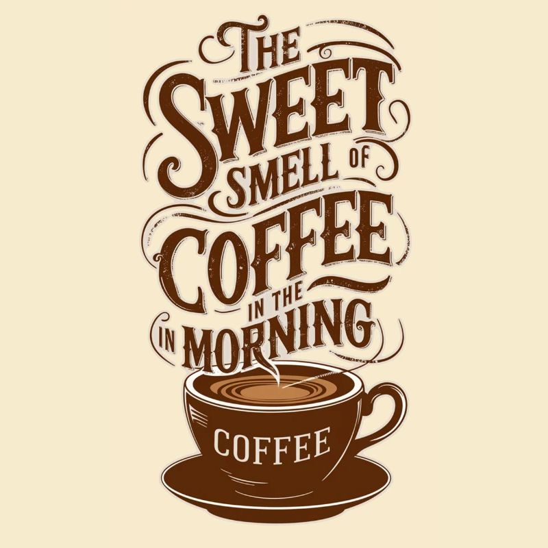 douce odeur du café le matin