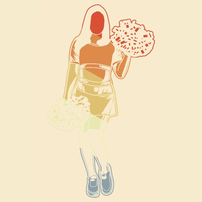Cheerleader Mädchen