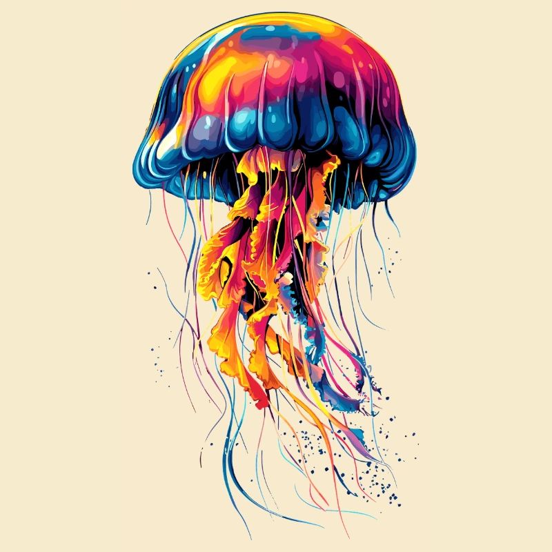 Méduse Méduse de feu Méduse Méduse mignonne