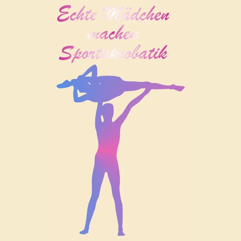 Echte Mädchen Sportakrobatik