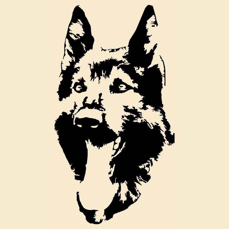 Deutscher Schäferhund Kopf