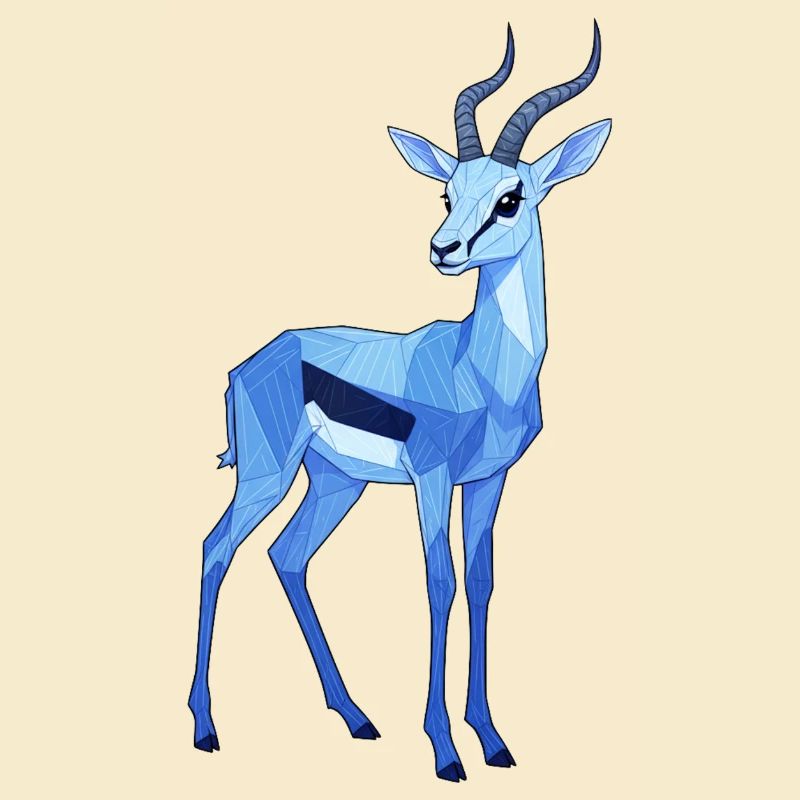 Blue Geo Roebuck