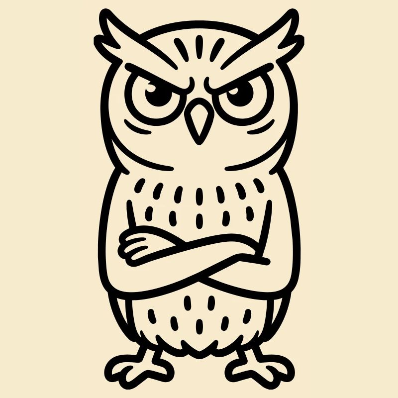Angry Owl Comic