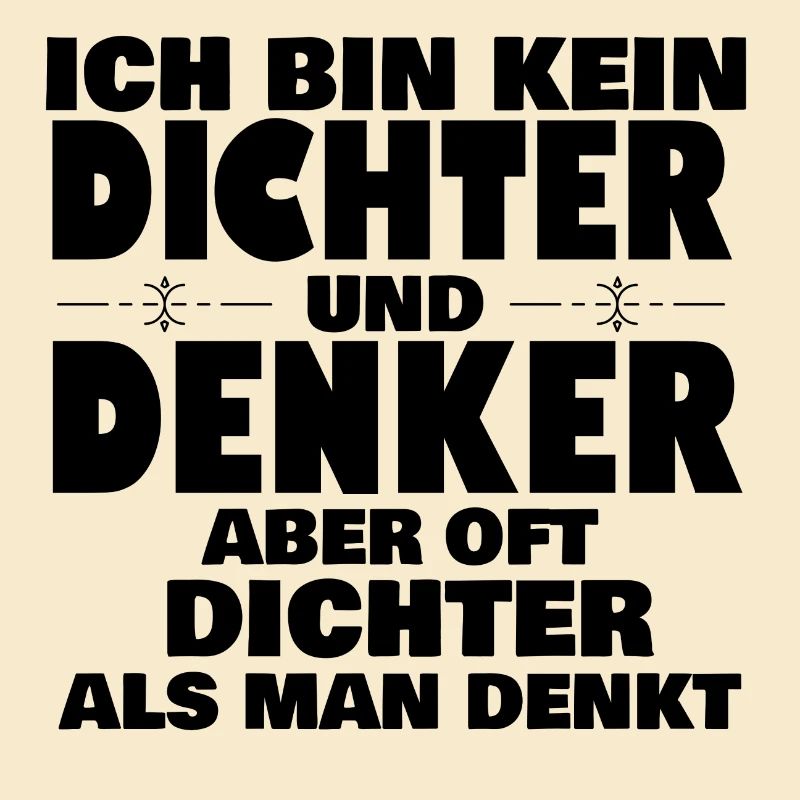 ICH BIN KEIN DICHTER