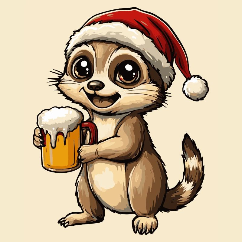Erdmännchen Bier Xmas Weihnachten