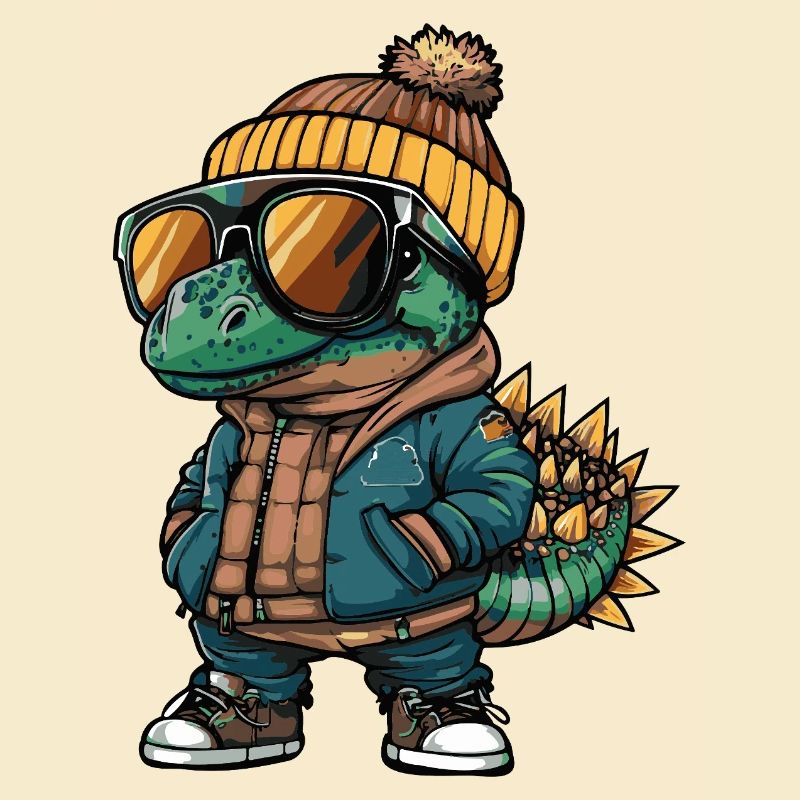 Dinosaurier stegosaurus Cool Comic