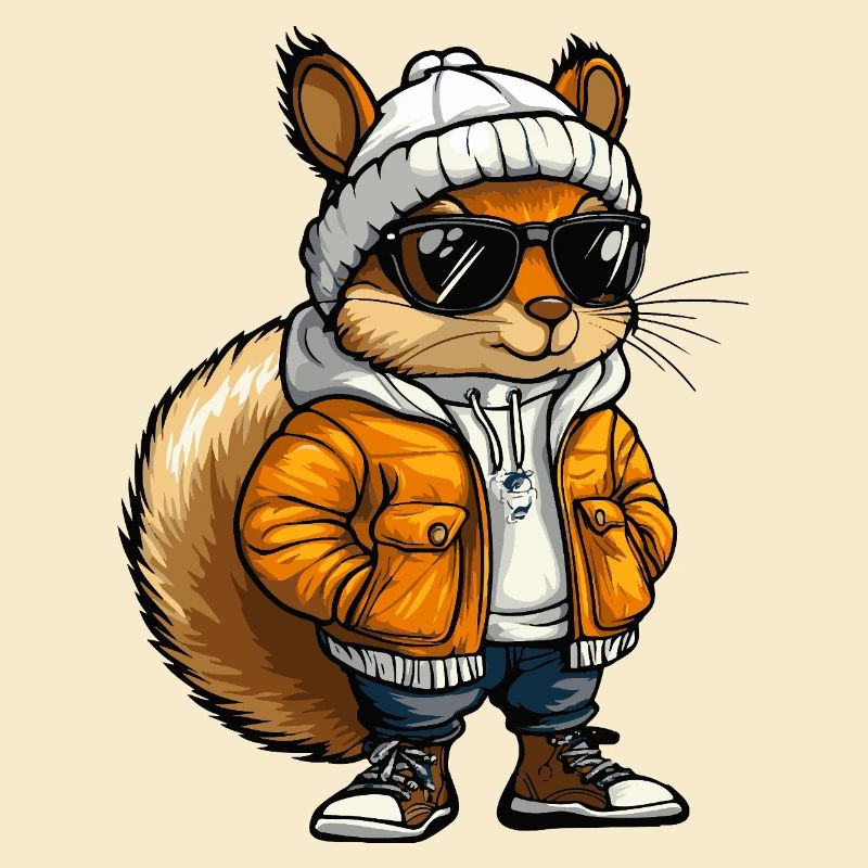 Squirrel Cool Comic