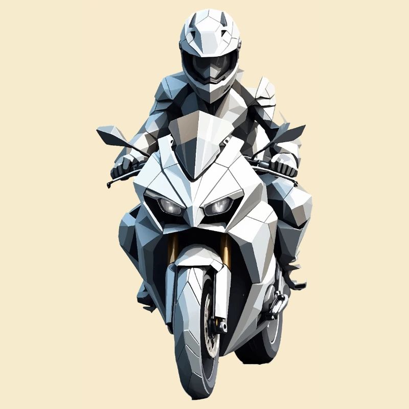 Biker Aufkleber - Motorrad Design