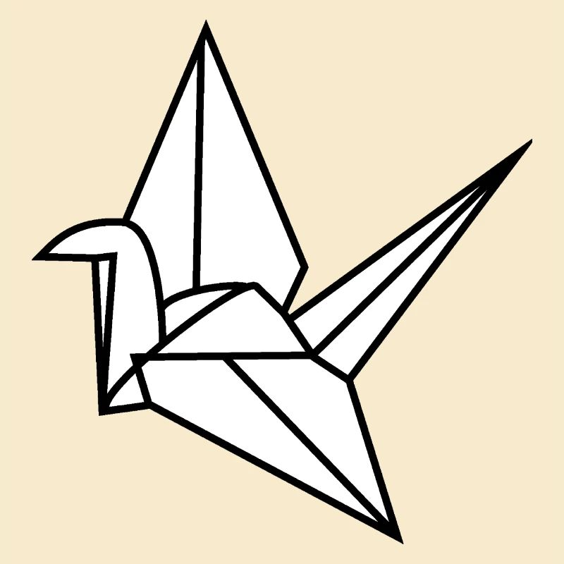 Origami Kranich