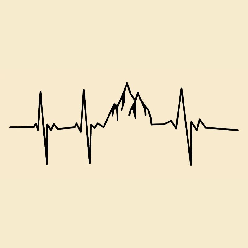 Heart Line Mountain Pulse