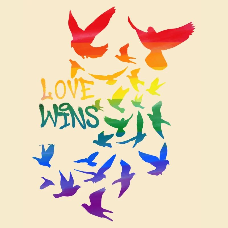 love wins , deaf, deaf, graffit, rainbow