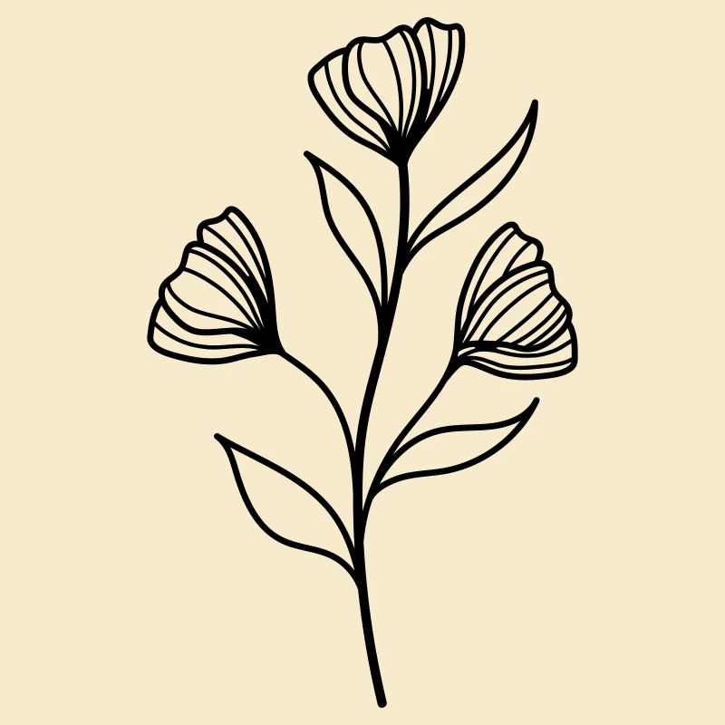simple Wildblume
